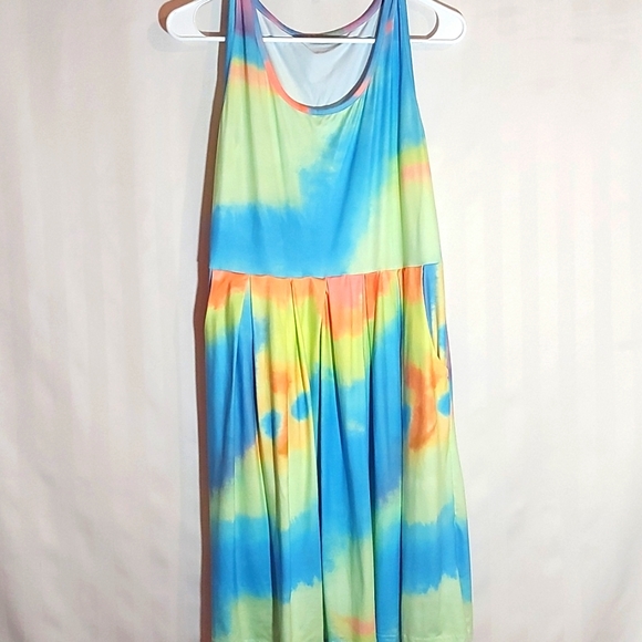 TIE DYE SUMMER DRESS NWOT! - Picture 2 of 6